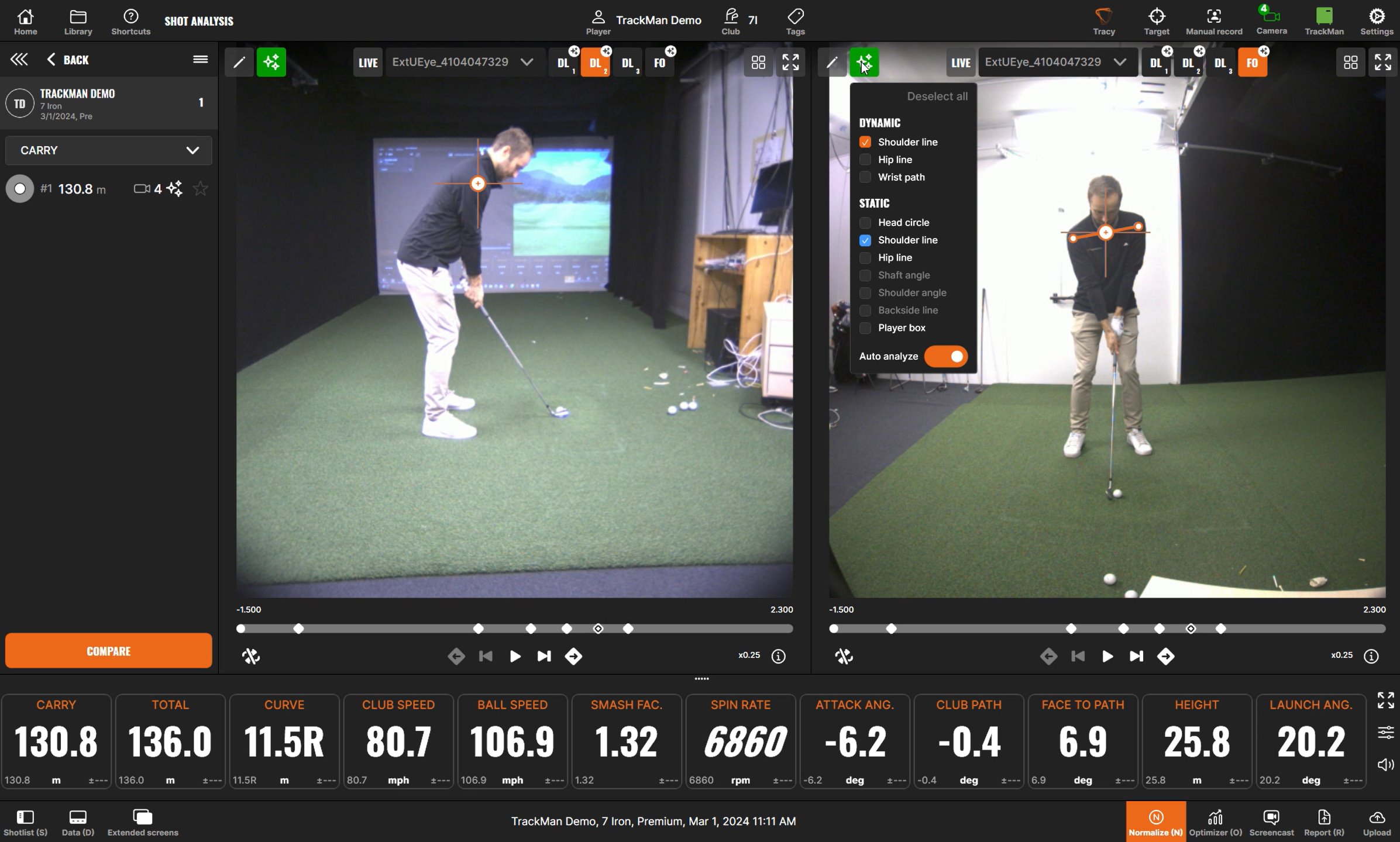 TrackMan Golf Simulator Technology